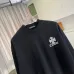 Chrome Hearts Multi‑Color Cross Logo Crewneck Sweatshirt, Black White #A68042