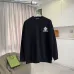 Chrome Hearts Multi‑Color Cross Logo Crewneck Sweatshirt, Black White #A68042