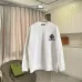 Chrome Hearts Multi‑Color Cross Logo Crewneck Sweatshirt, Black White #A68042