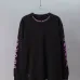 Chrome Hearts Purple Neck Script Long Sleeve Tee, Black White #A68044