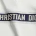 Christian Dior Logo Tape V‑Neck Long Sleeve Sweatshirt 2‑Tone Colors #A67608
