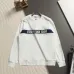 Christian Dior Logo Tape V‑Neck Long Sleeve Sweatshirt 2‑Tone Colors #A67608