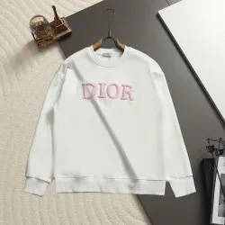 Dior 3D Fuzzy Letter Logo Crew Neck Sweatshirt Multi‑Colors #A67867