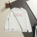 Dior 3D Fuzzy Letter Logo Crew Neck Sweatshirt Multi‑Colors #A67867