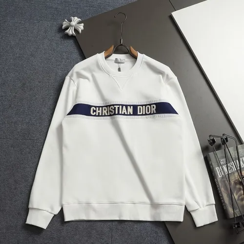 Dior Classic Logo Striped Patchwork Embroidered Crewneck Sweatshirt #A67637