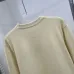 Dior Clover Embroidery Crew Neck Knit Sweater Men Wool Casual Pullover #A67439