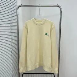 Dior Clover Embroidery Crew Neck Knit Sweater Men Wool Casual Pullover #A67439