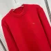 Dior Crew Neck Knit Sweater Men Minimal Chest Logo Embroidery Wool Jumper #A67438