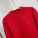 Dior Crew Neck Knit Sweater Men Minimal Chest Logo Embroidery Wool Jumper #A67438