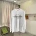 Dior Crewneck Sweatshirt Christian Dior Front Logo Print, Black, White #A68765