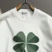 Dior Four‑Leaf Clover Embroidered Crewneck Sweatshirt, Black White #A68060