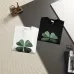 Dior Four‑Leaf Clover Embroidered Crewneck Sweatshirt, Black White #A68060