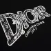 Dior Lace Pattern Embossed Logo French Terry Crewneck Sweatshirt #A67660