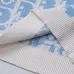 Dior Men All Over Logo Jacquard Polo Knit Sweater Light Blue, Black #A69326