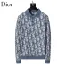Dior Men All Over Logo Jacquard Polo Knit Sweater Light Blue, Black #A69326