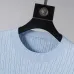 Dior Men Cable Knit Crewneck Sweater Off White, Black, Light Blue #A69330