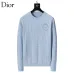 Dior Men Cable Knit Crewneck Sweater Off White, Black, Light Blue #A69330