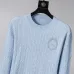 Dior Men Cable Knit Crewneck Sweater Off White, Black, Light Blue #A69330