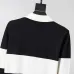 Dior Men Color Block Stripe Polo Knit Sweater Green, Black #A69331
