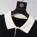 Dior Men Color Block Stripe Polo Knit Sweater Green, Black #A69331