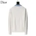 Dior Men Contrast Collar Polo Knit Sweater White, Black #A69324
