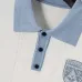 Dior Men Contrast Collar Polo Knit Sweater White, Black #A69324