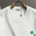 Dior Mini Four‑Leaf Clover Embroidered Crewneck Sweatshirt Black White #A68061
