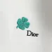 Dior Mini Four‑Leaf Clover Embroidered Crewneck Sweatshirt Black White #A68061