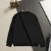 Dior Mini Four‑Leaf Clover Embroidered Crewneck Sweatshirt Black White #A68061