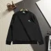 Dior Mini Four‑Leaf Clover Embroidered Crewneck Sweatshirt Black White #A68061