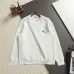 Dior Mini Four‑Leaf Clover Embroidered Crewneck Sweatshirt Black White #A68061