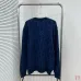 Dior Oblique Logo Jacquard Crewneck Short‑Sleeve Knit Top Black,Khaki,Blue #A68202