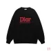 Dior Red Embossed Logo French Terry Crewneck Sweatshirt #A67658