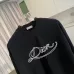 Dior Signature Script Logo Crewneck Sweatshirt, Black White #A68047
