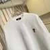 FENDI Crewneck Sweatshirt Mini Bear Embroidery Logo White, Black #A68788