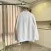 FENDI Crewneck Sweatshirt Mini Bear Embroidery Logo White, Black #A68788