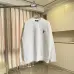 FENDI Crewneck Sweatshirt Mini Bear Embroidery Logo White, Black #A68788