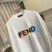 Fendi Colorful Logo Crew Neck Sweatshirt, White & Black #A68048