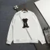 Fendi Men Puppy Embroidered Crew Neck Sweatshirt | Black & White #A68151