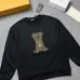 Fendi Puppy Dog Pattern Crewneck Sweatshirt Black White #A68063