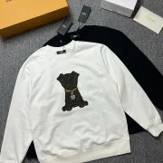 Fendi Puppy Dog Pattern Crewneck Sweatshirt Black White #A68063