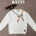 Fendi Ribbon Bow Print Crew‑Neck Sweatshirt, White, Black #A68231