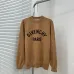 Givenchy Paris Letter Logo Crewneck Knit Sweater, Camel & Black #A69386