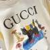Gucci Black Cat Graphic Crewneck Sweatshirt, Cream #A68051