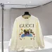 Gucci Black Cat Graphic Crewneck Sweatshirt, Cream #A68051