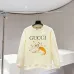 Gucci Cat Star Print Crew Neck Sweatshirt, Cream #A68054