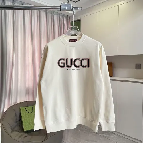 Gucci Classic Logo Crew Neck Sweatshirt, Cream & Black #A68056