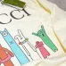 Gucci Colorful Cartoon Print Crew Neck Sweatshirt, Cream #A68052
