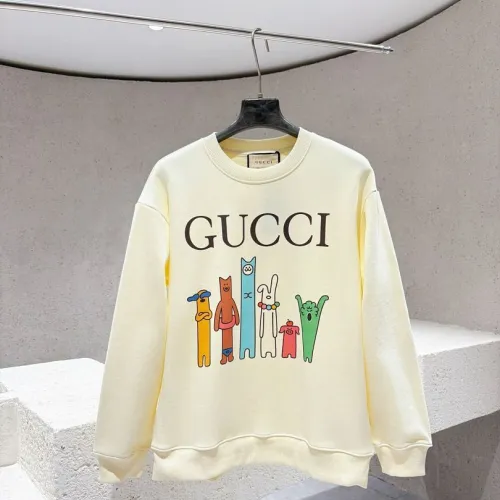 Gucci Colorful Cartoon Print Crew Neck Sweatshirt, Cream #A68052