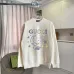 Gucci Cosmic Moon Star Graphic Crew‑Neck Sweatshirt, Cream White, Black #A68234
